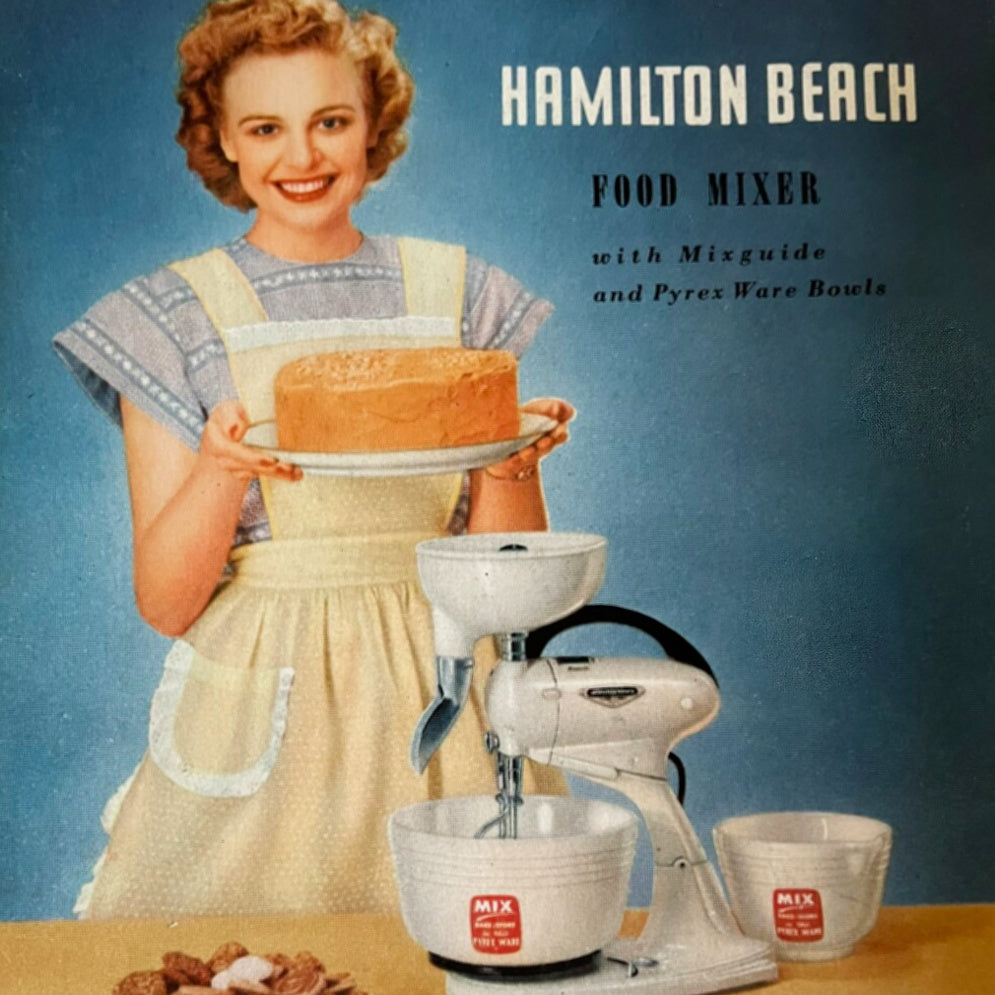 Pyrex, Kitchen, Vintage 4s Pyrex Hamilton Beach White Milk Glass Mixing  Bowl W Pour Spout