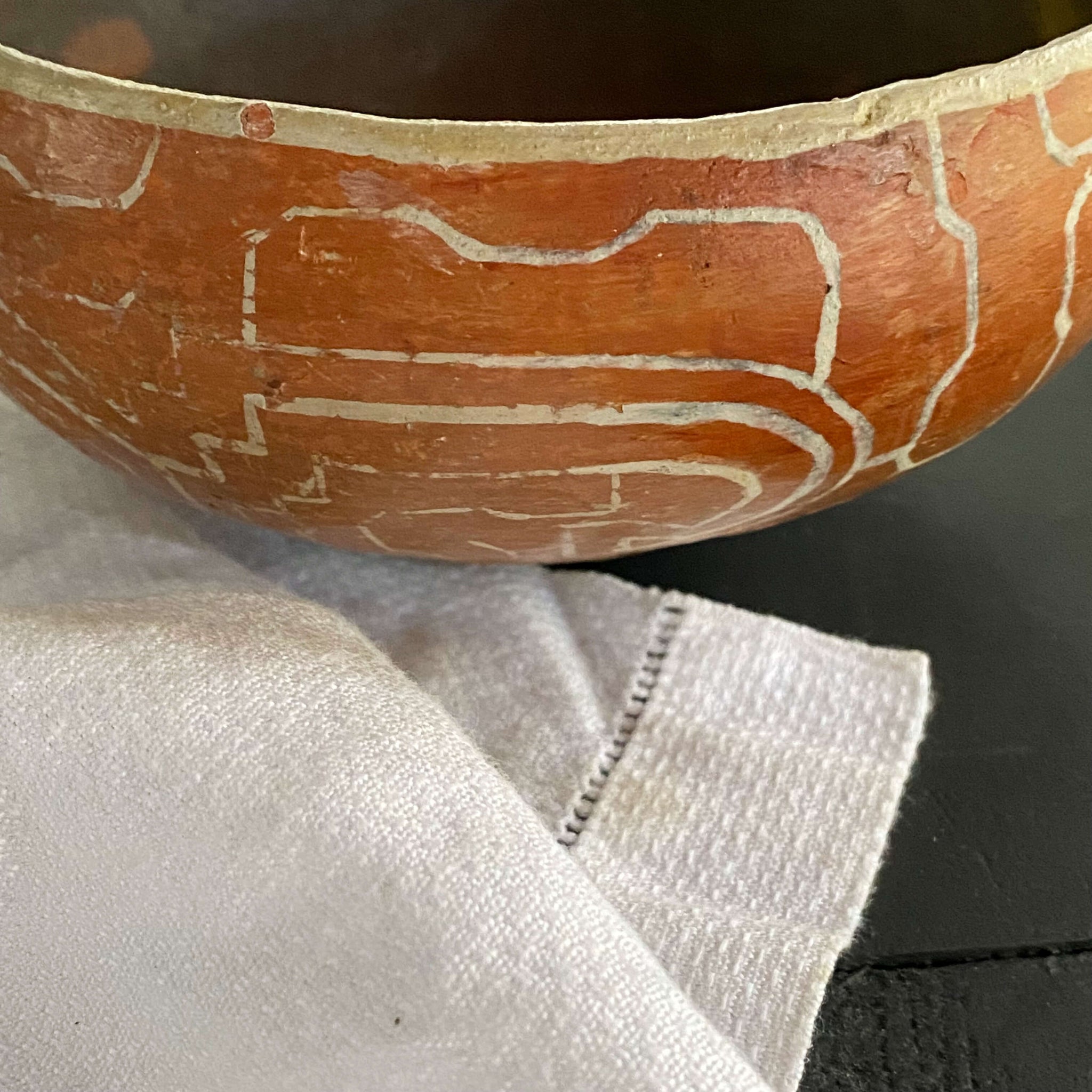 Handmade Peruvian Shipibo Pottery Bowl