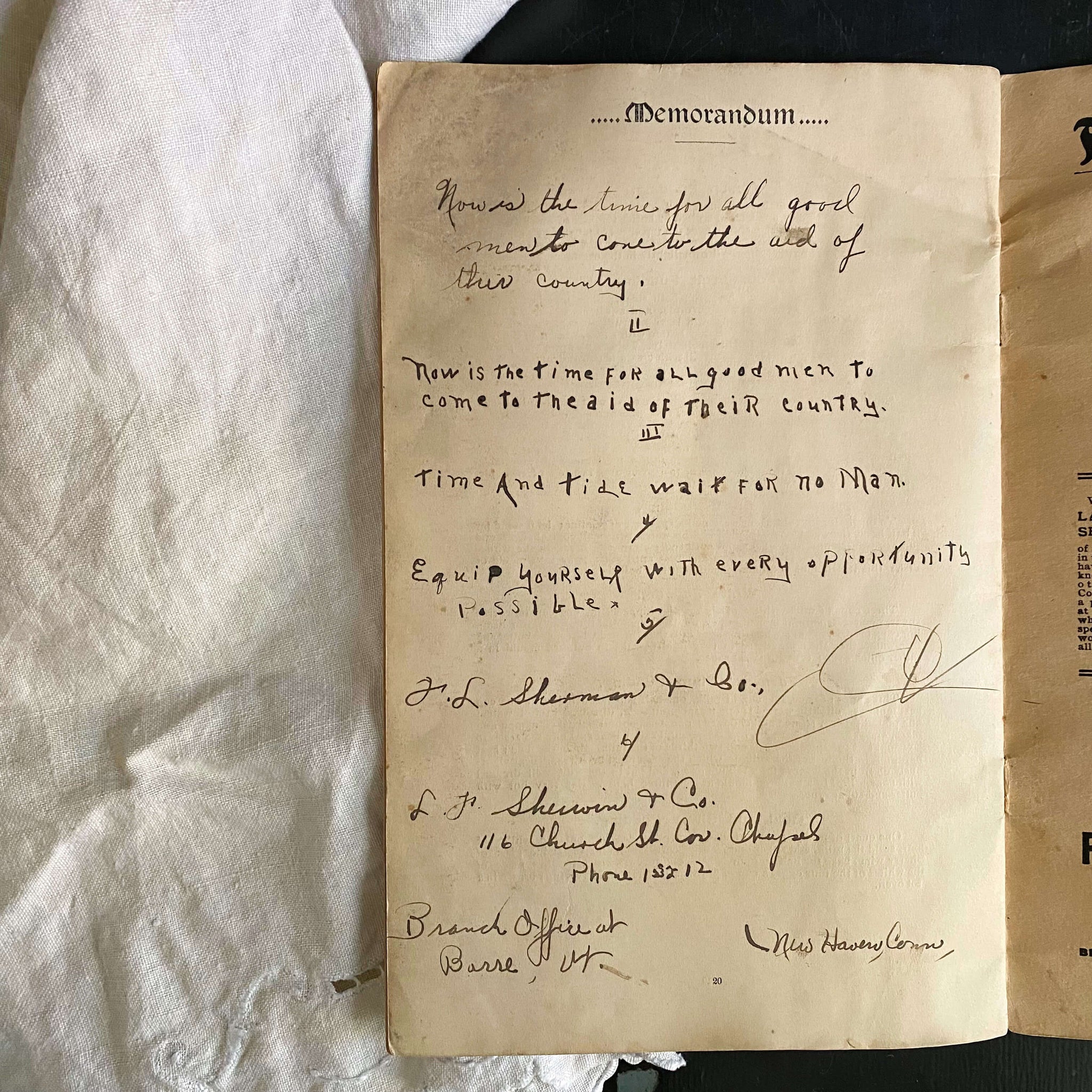 The Harvest Cook Book by the Ladies of the Grand Army of the Republic, New Haven CT circa 1890s-1908 - Rare Victorian Recipe Pamphlet
