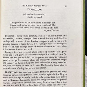 Betty Crocker's Kitchen Gardens - 1971 Edition with Illustrations by Tasha Tudor