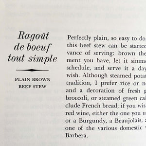 From Julia Child's Kitchen by Julia Child Signed 1978 Edition 4th printing