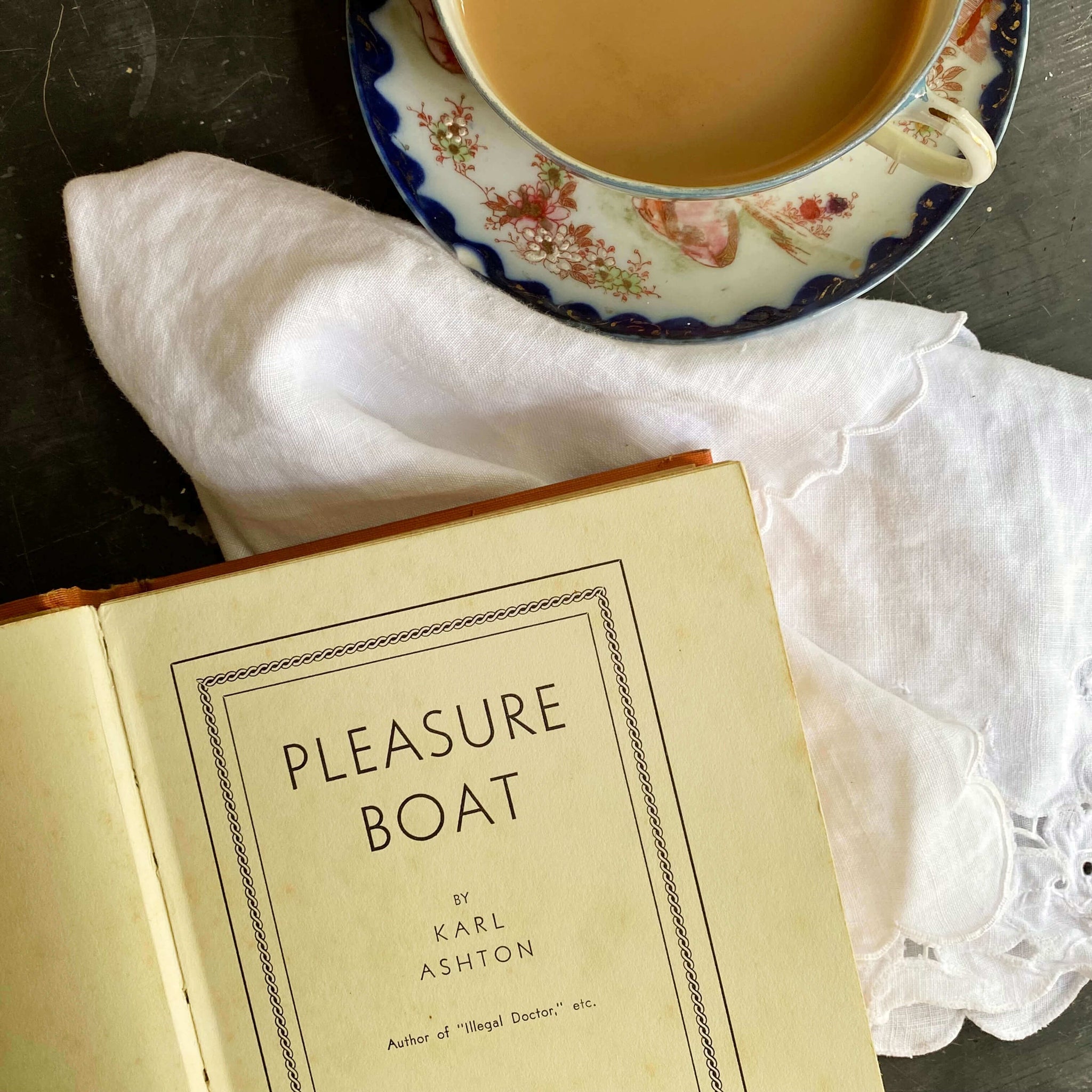 Rare Vintage 1930s Nautical Romance Fiction - Pleasure Boat by Karl Ashton circa 1935