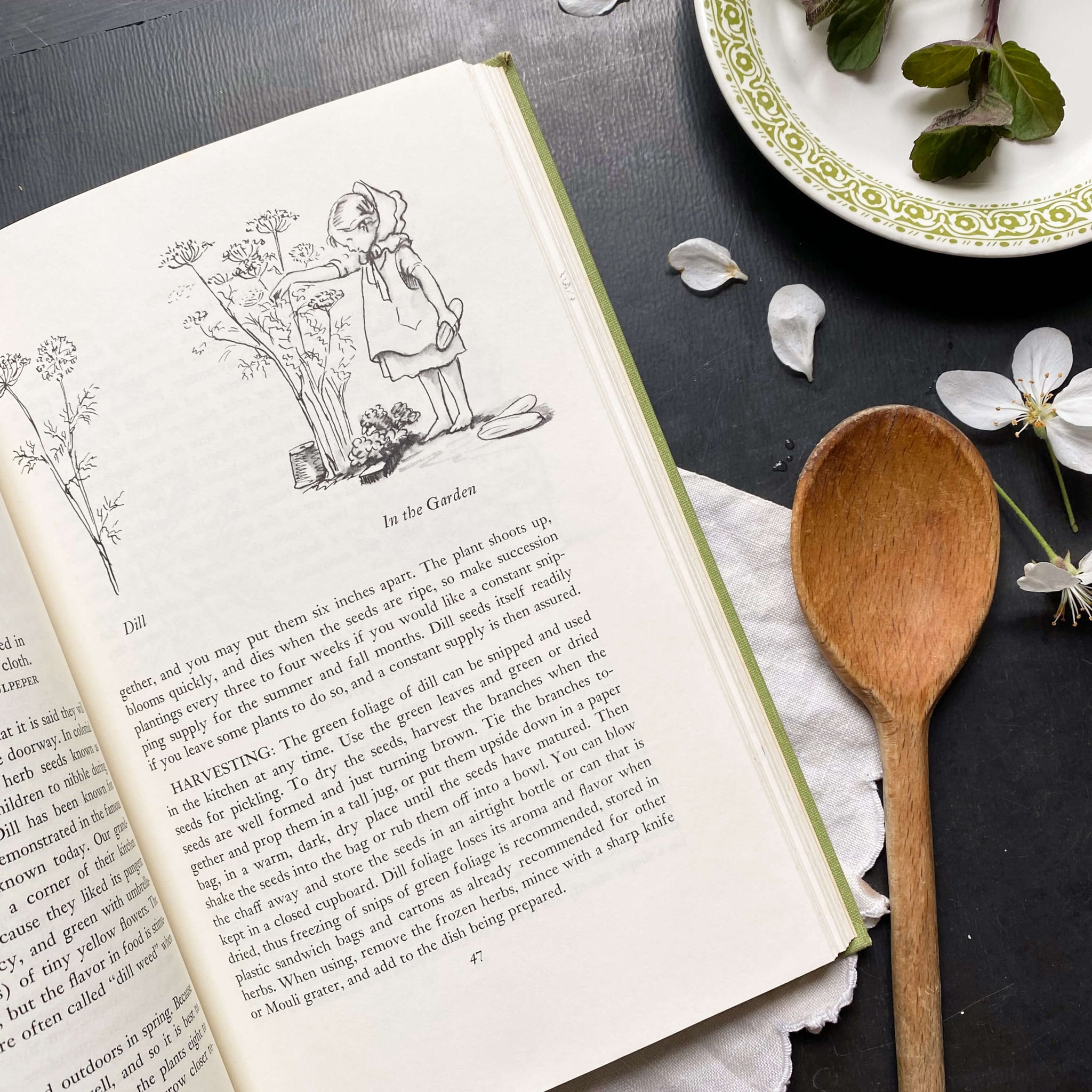 Betty Crocker's Kitchen Gardens - 1971 Edition with Illustrations by Tasha Tudor