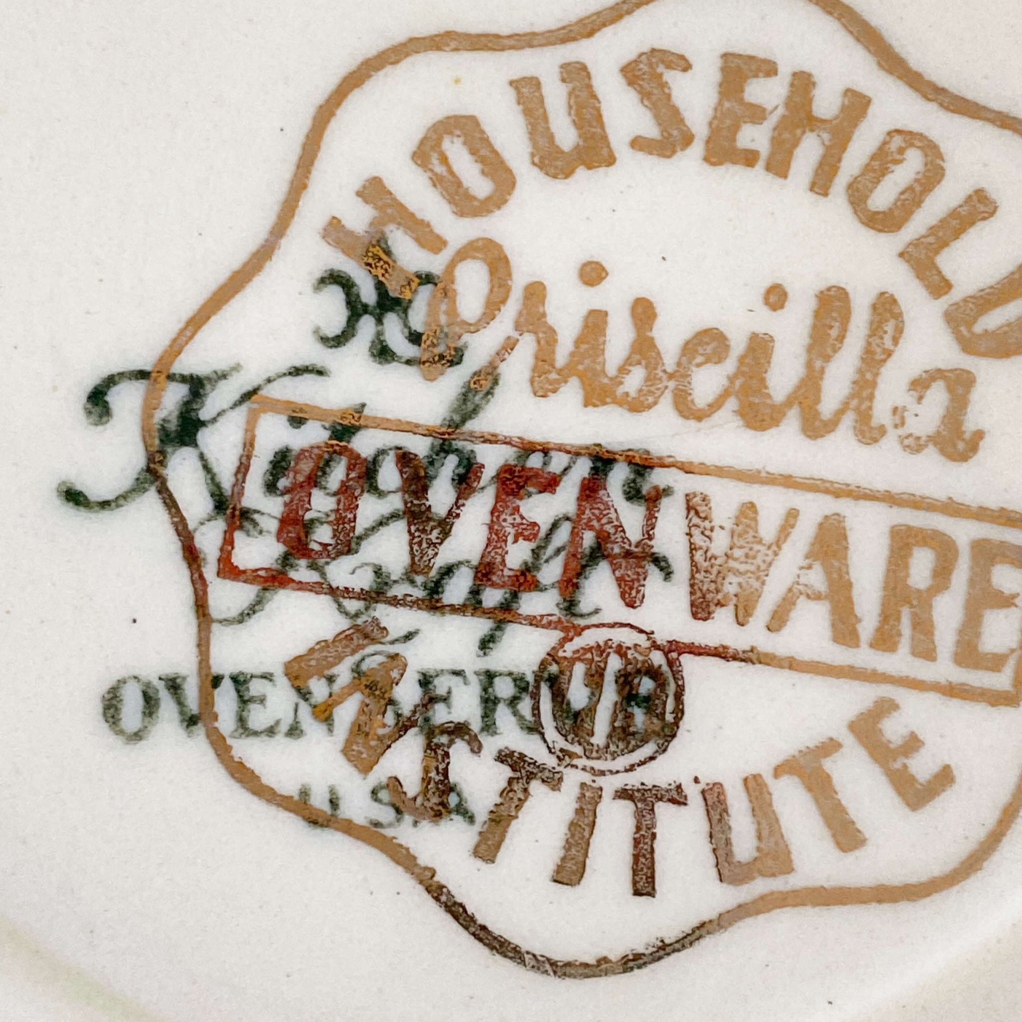 Vintage 1940s Homer Laughlin Kitchen Kraft Mixing Bowls - Priscilla Pattern - Set of Three