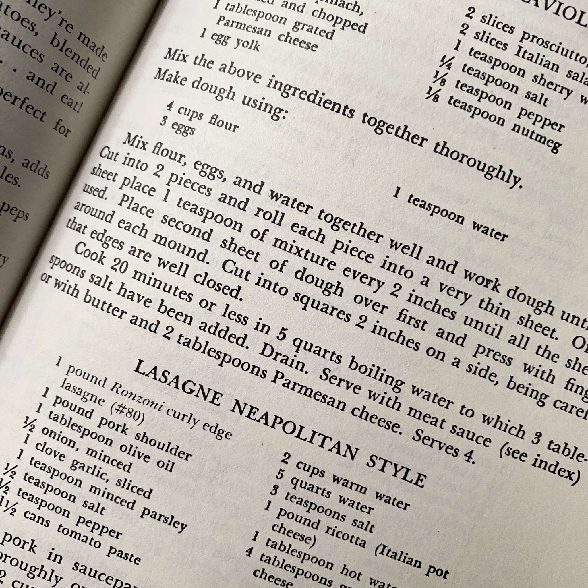 The Talisman Italian Cook Book by Ada Boni - 1974 Ronzoni Macaroni Edition