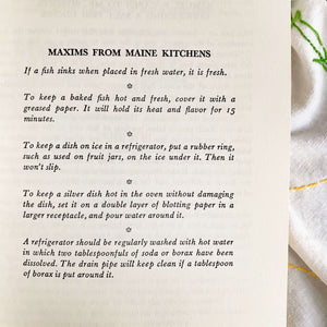 Good Maine Food by Marjorie Mosser - 1974 Edition