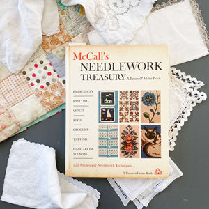 Vintage 1960s Needlework Book - McCall's Needlework Treasury - 1964 Edition Third Printing