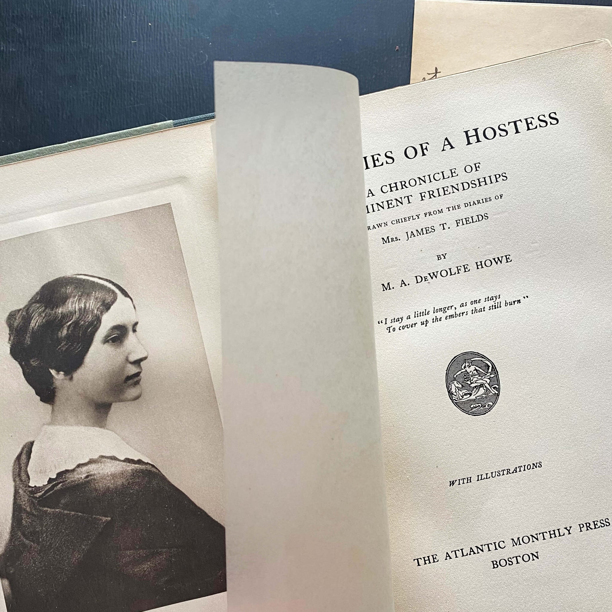 Memories of a Hostess by M.A. DeWolfe Howe circa 1922
