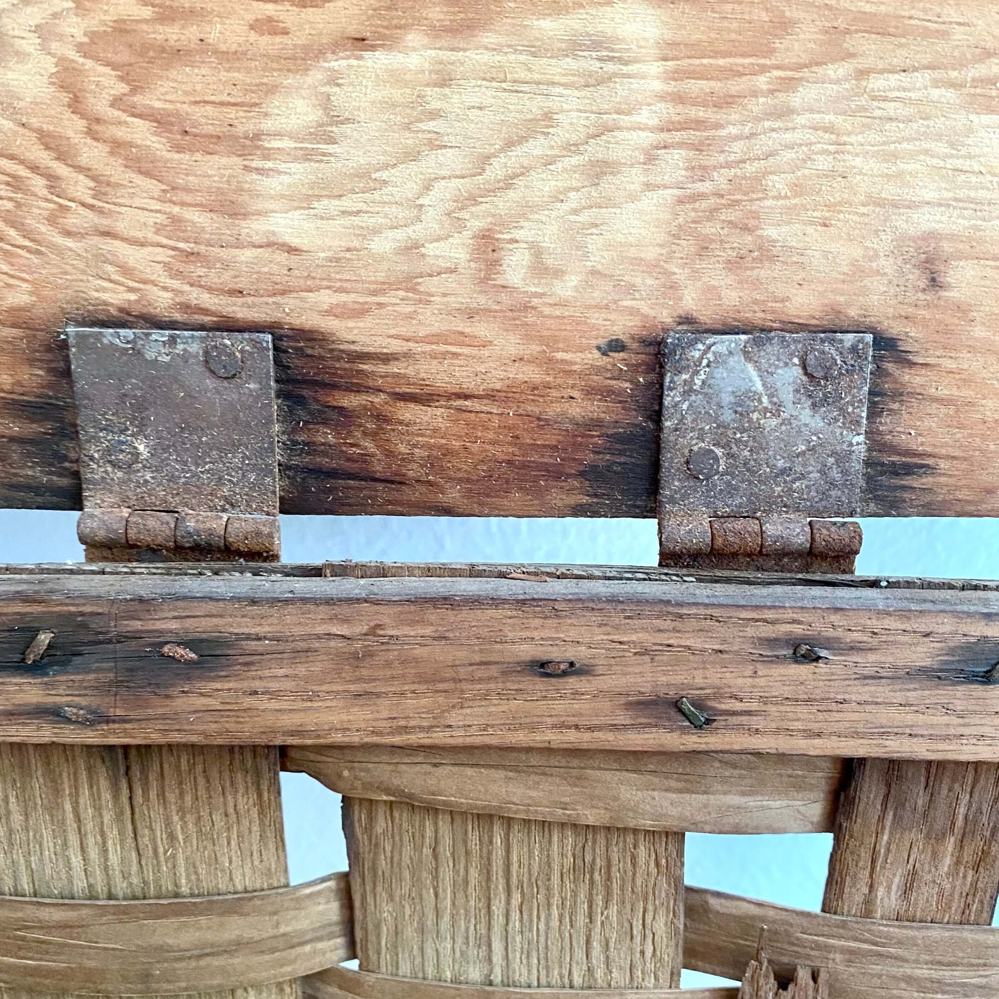 Pinic Hinge Vintage Handmade Split-Oak Picnic Basket circa 1940s-1950s – In The ...
