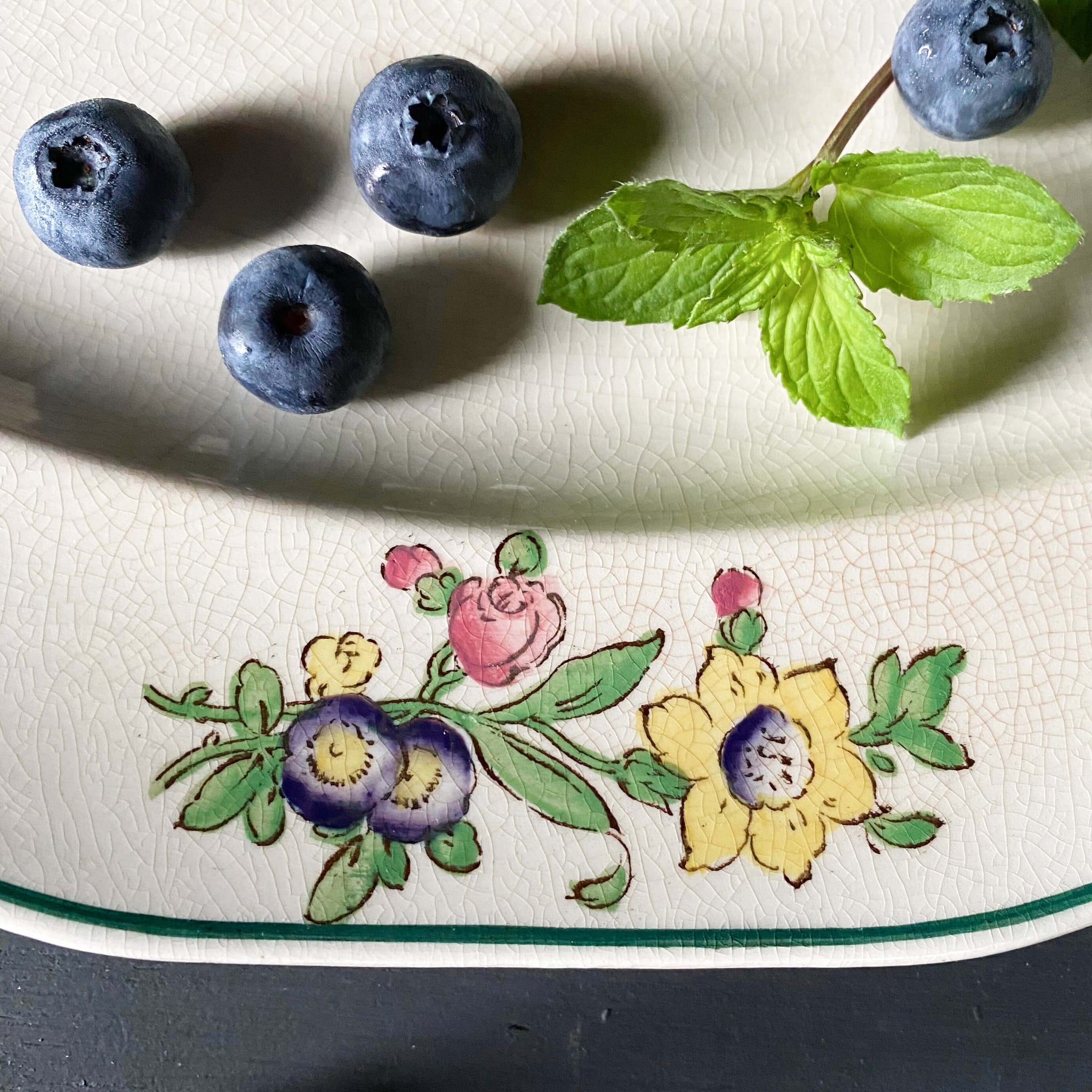 Antique Booths Old Staffordshire Platter circa 1920s