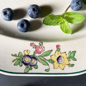 Antique Booths Old Staffordshire Platter circa 1920s