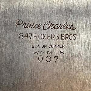 Large 1847 Rogers Bros Silverplate Serving Tray - Prince Charles Pattern