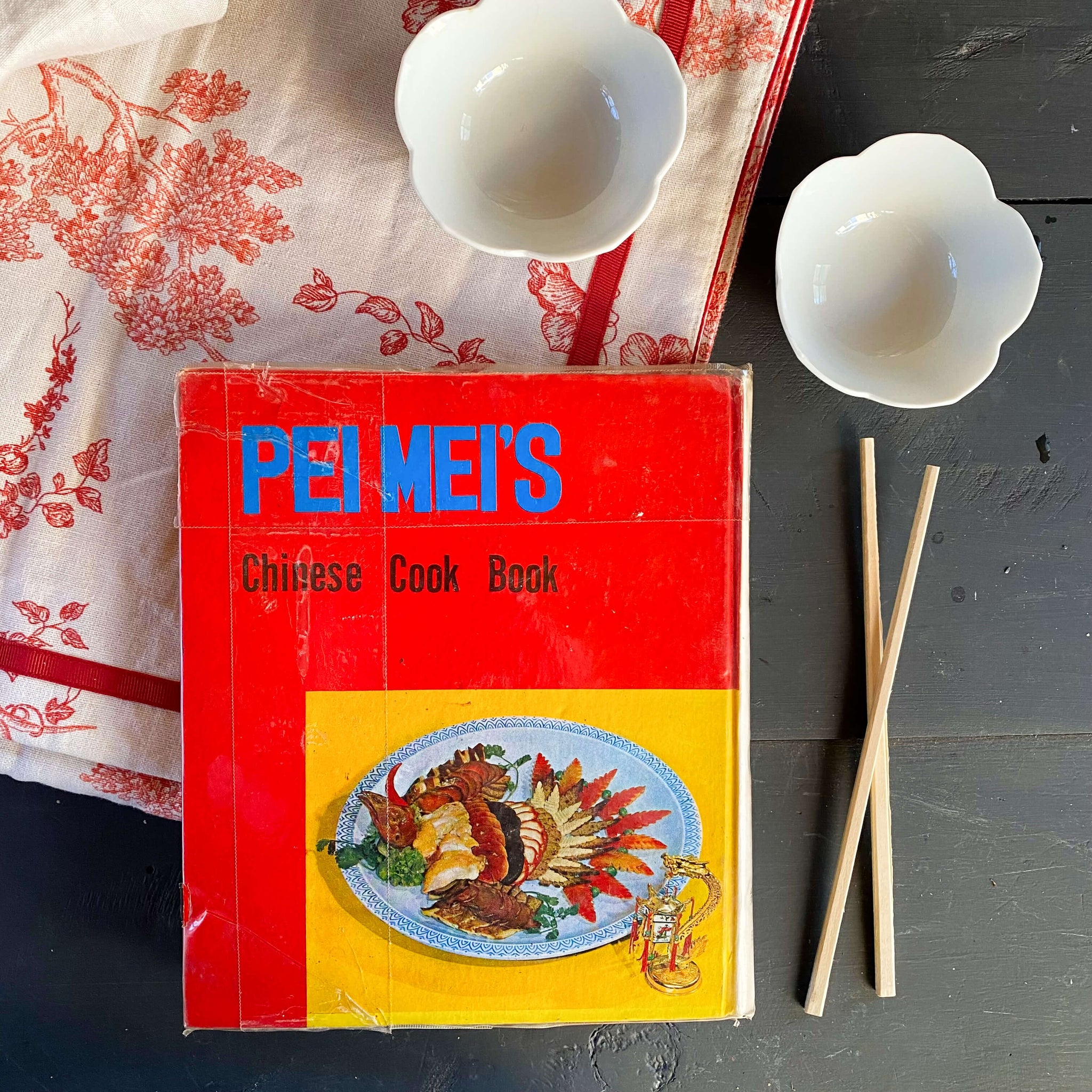 Rare Pei Mei's Chinese Cook Book - 1969 Edition -  Chinese and English Bilingual Cookbook