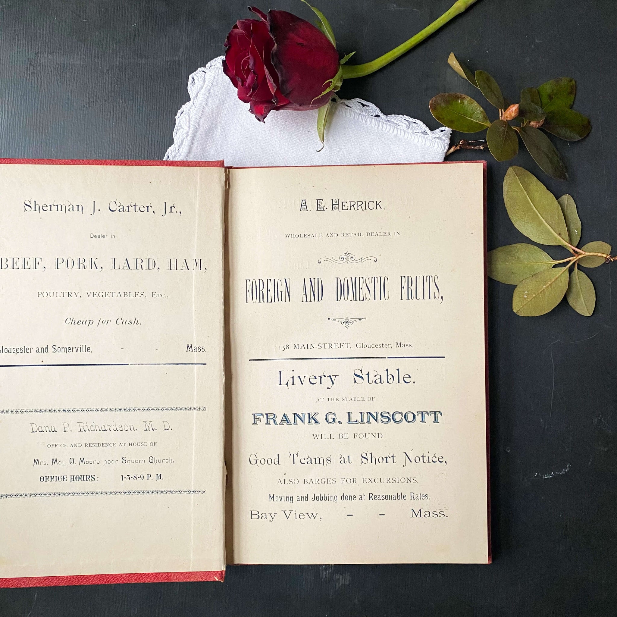 Rare Victorian Etiquette and Recipe Book- Ladies' Handbook and Household Assistant circa 1888