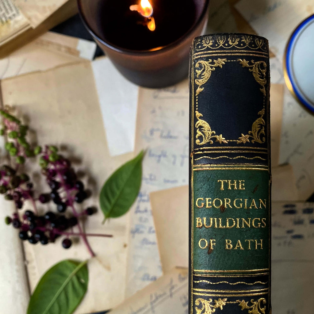 The Georgian Buildings of Bath from 1700 to 1830 by Walter Ison - Rare Leather Bound Edition circa 1948