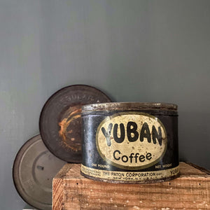 Vintage Yuban & Bliss Coffee Tins circa 1920s-1940s - Sold Separately