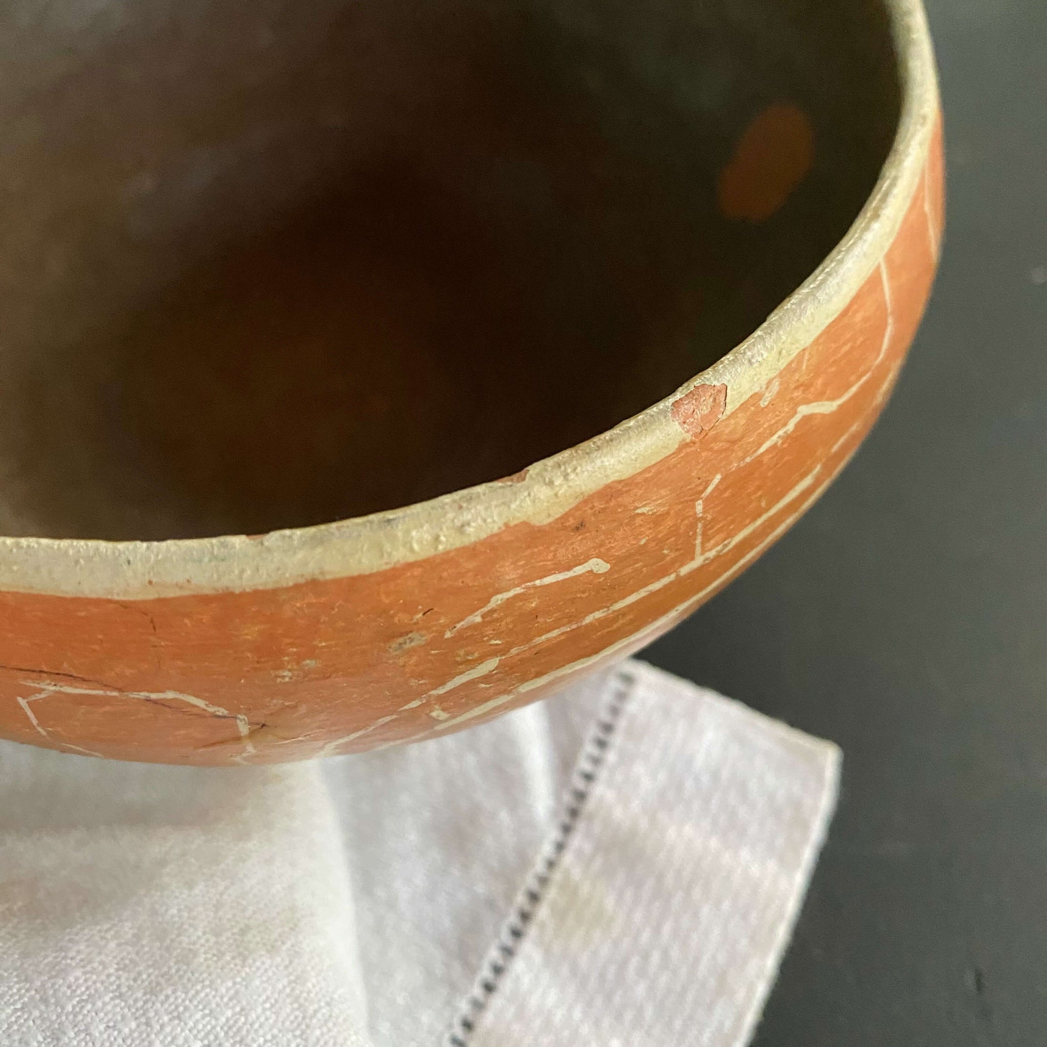 Handmade Peruvian Shipibo Pottery Bowl