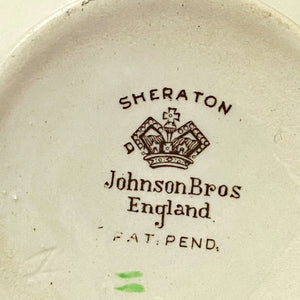 Vintage Johnson Bros Sheraton Open Sugar Bowl