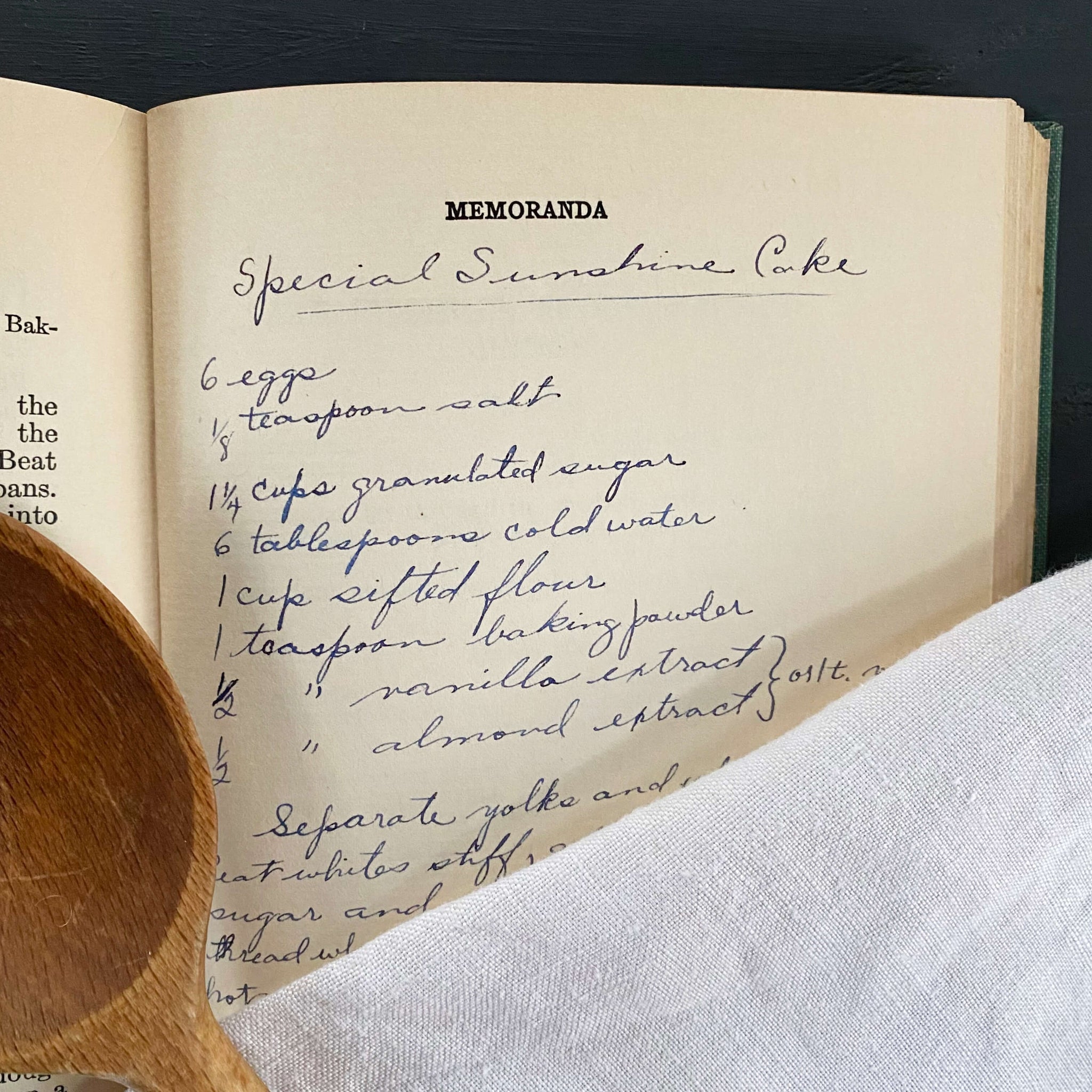 Rumford Complete Cook Book - 1930 Edition with Handwritten Recipes