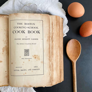 The Boston Cooking School Cook Book by Fannie Merritt Farmer - 1931 Edition