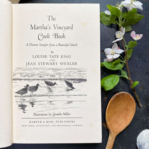 The Martha's Vineyard Cook Book by Louise Tate King and Jean Stewart Wexler - 1971 Edition