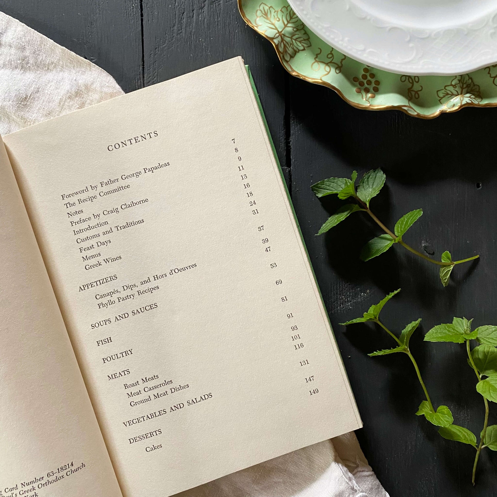 The Art of Greek Cookery by the Women of St. Paul's Greek Orthodox Church - 1963 Edition