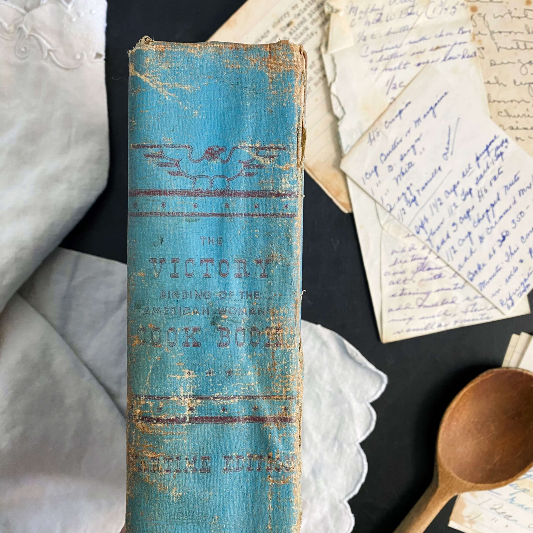 Victory Binding of The American Woman's Cook Book Wartime Edition circa 1943