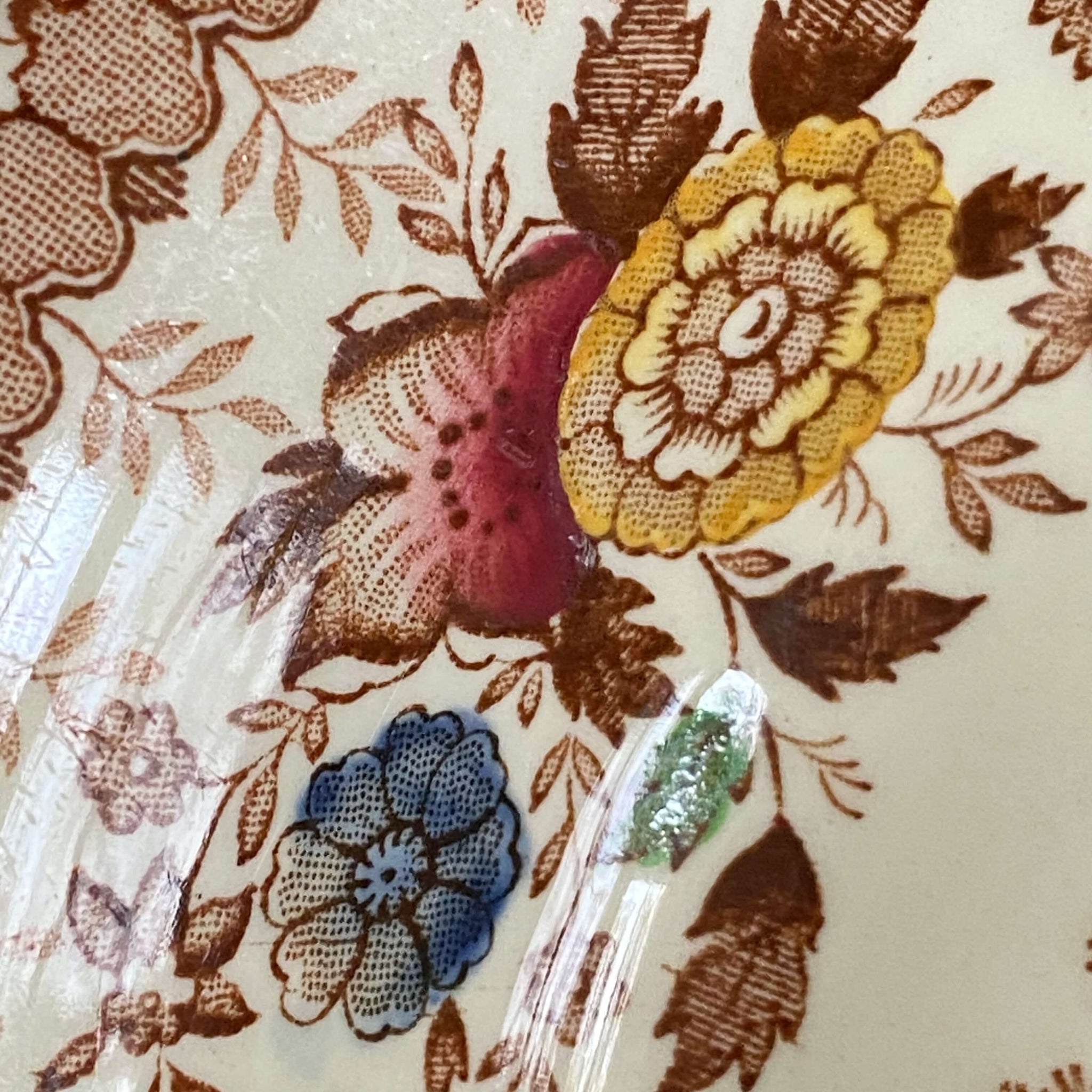 Vintage 1950s Ridgway Woodland Coupe Soup Bowl - Made In England