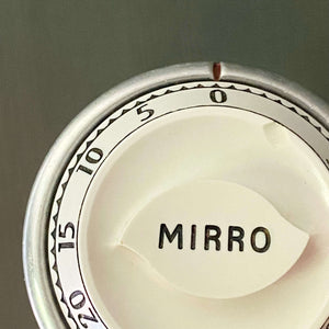 Vintage 1960s Mirro Kitchen Timer - Working Condition - Robertshaw Mirro-matic