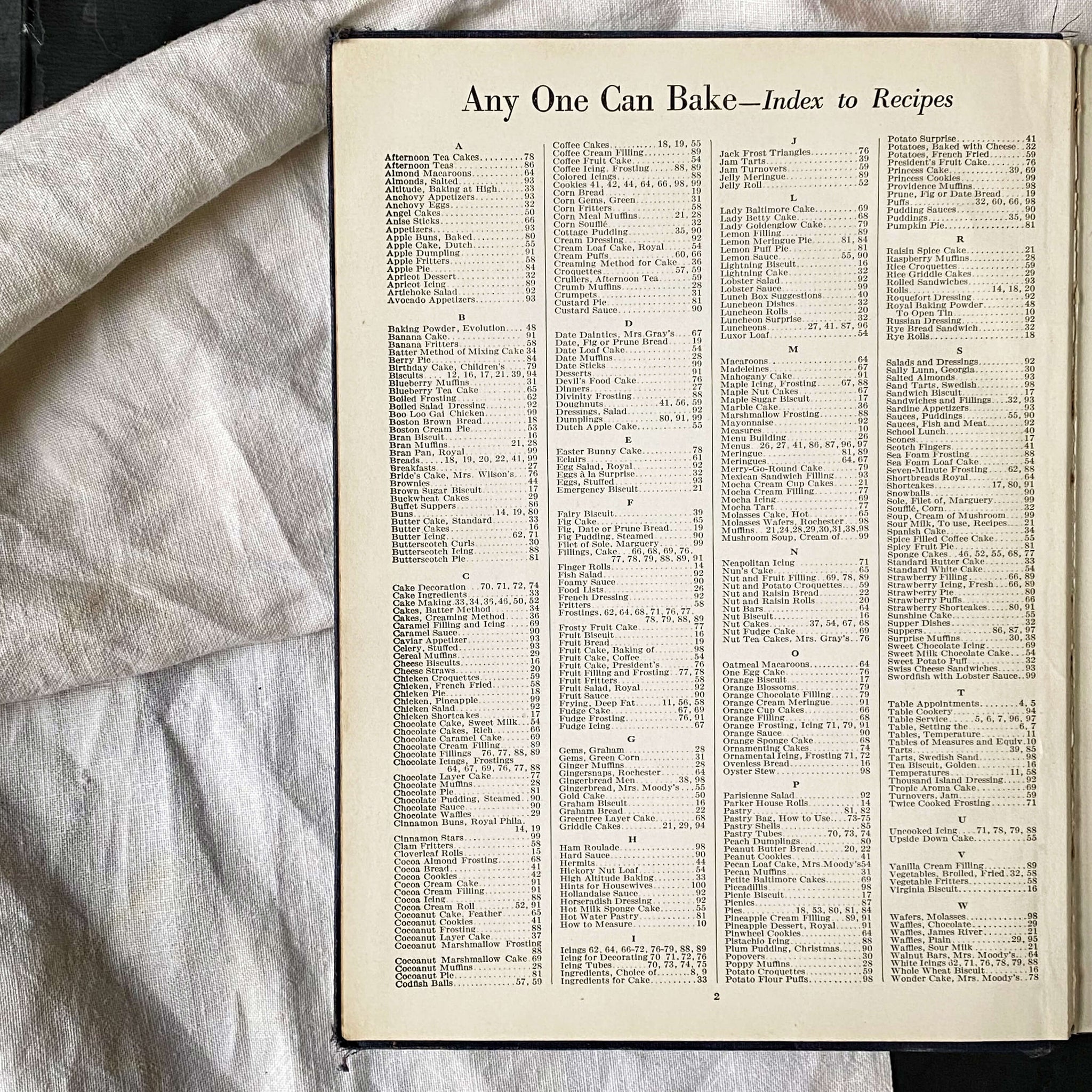 Any One Can Bake by the Educational Department of the Royal Baking Powder Co circa 1929