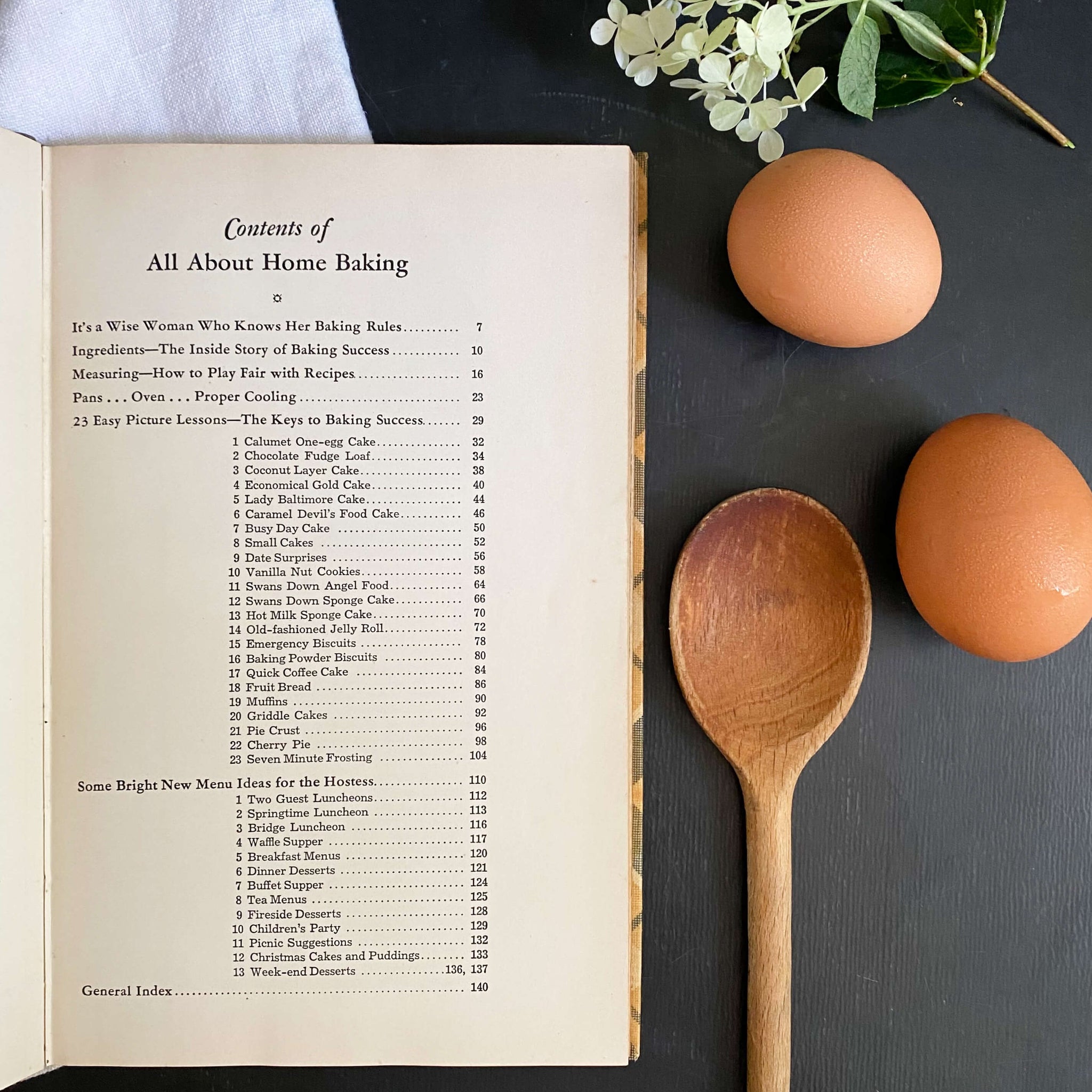 All About Home Baking by General Foods - 1939 Edition 4th Printing
