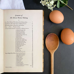 All About Home Baking by General Foods - 1939 Edition 4th Printing