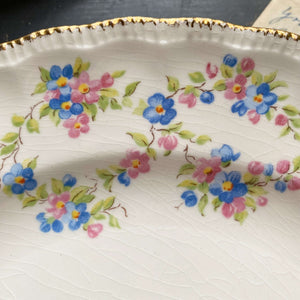 Vintage Pope-Gosser Blue Bell Luncheon Plate circa 1937