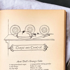 Vintage 1930s Family Cookbook - The Aunts' Cook-Book circa 1937