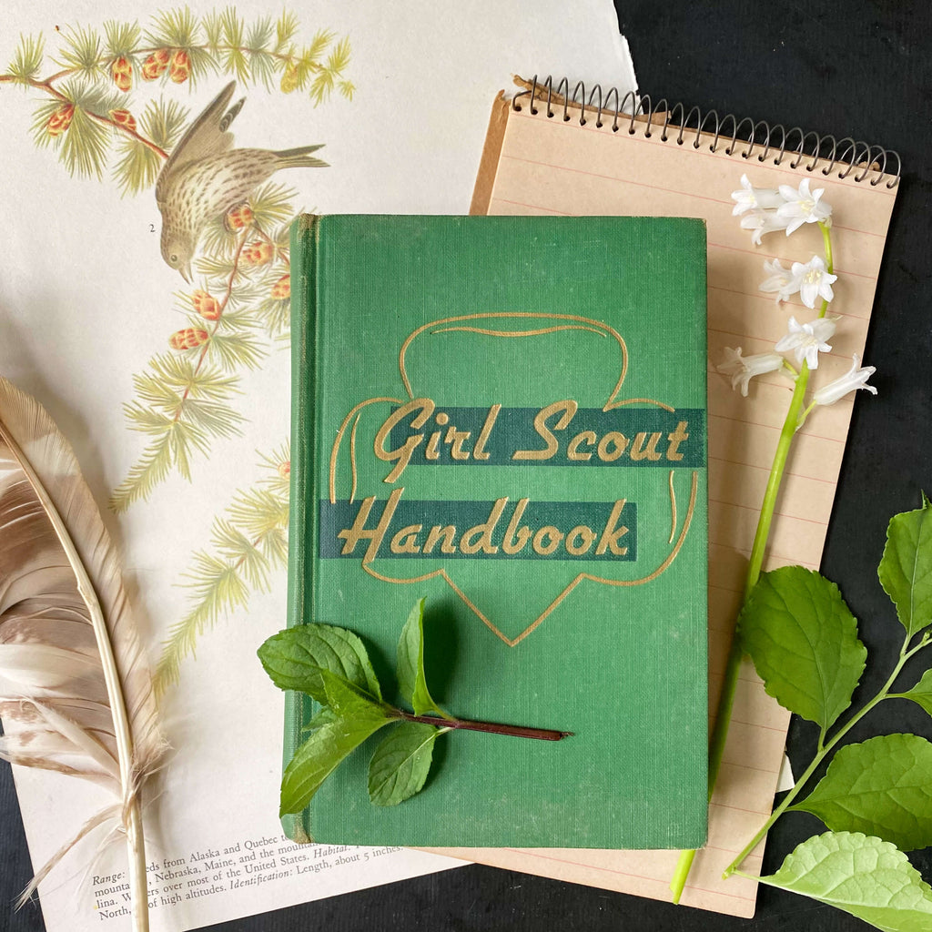Vintage 1940s Girl Scout Handbook circa 1948 - Intermediate Girl Scouts