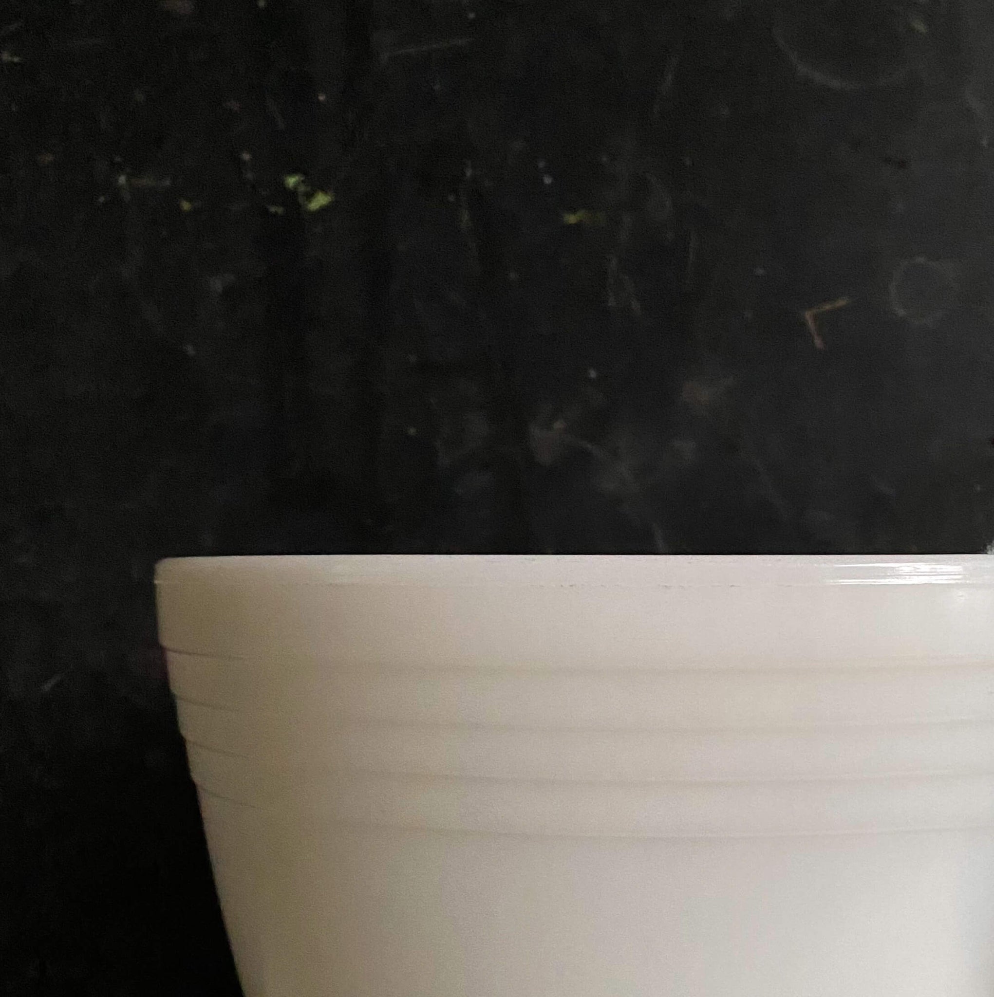 Vintage Pyrex White Glass Hamilton Beach Small Mixing Bowl w Pour Spout 6  1/4
