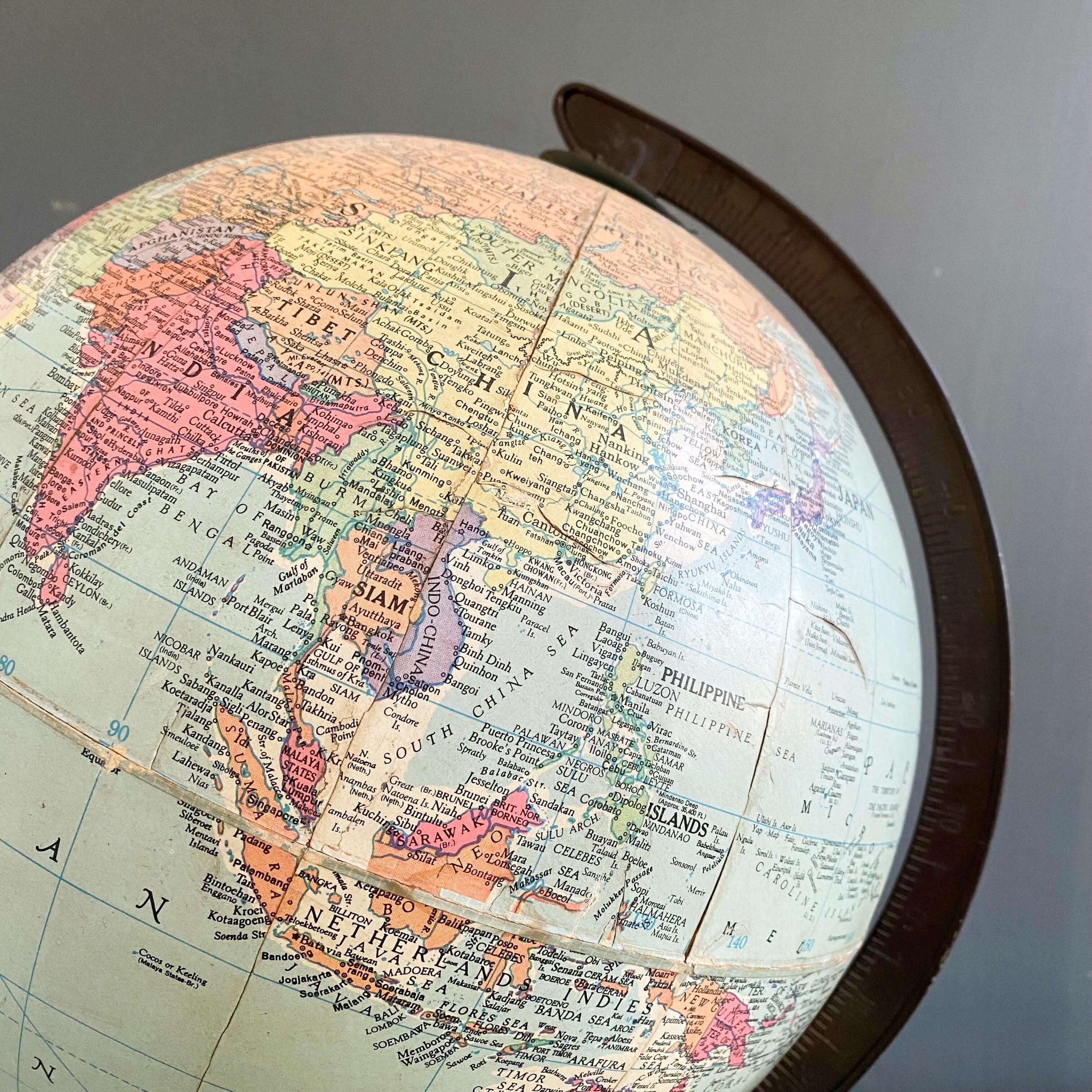 Replogle 10 Inch Precision Globe Globes Antique Black Oceans
