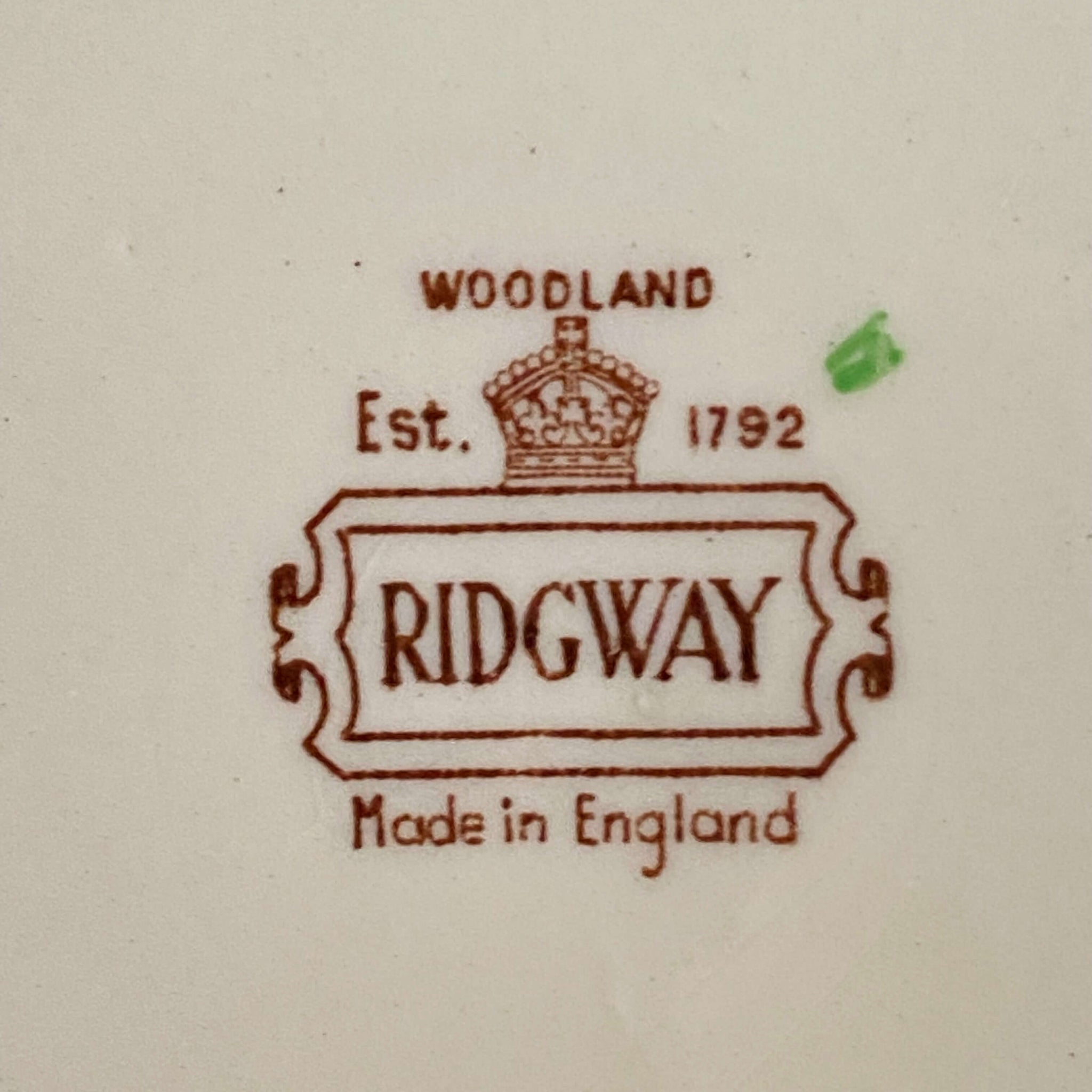 Vintage 1950s Ridgway Woodland Coupe Soup Bowl - Made In England