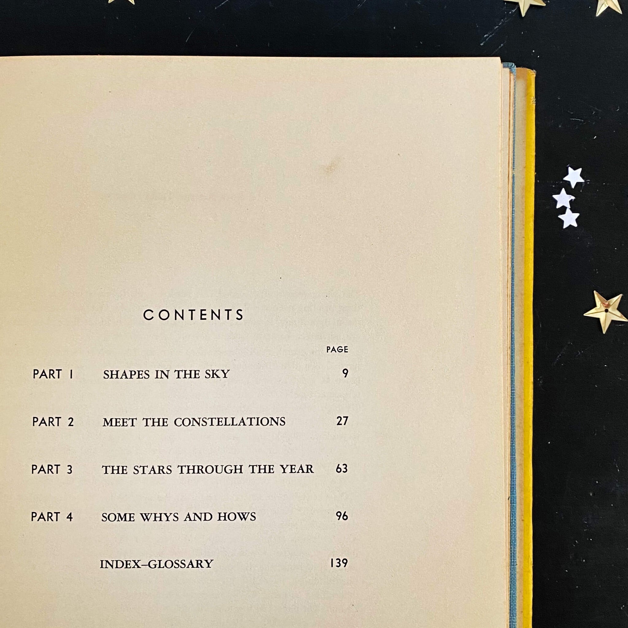 The Stars by H.A. Rey - 1956 Edition Fourth Printing with Wall-Size Chart of the Constellations