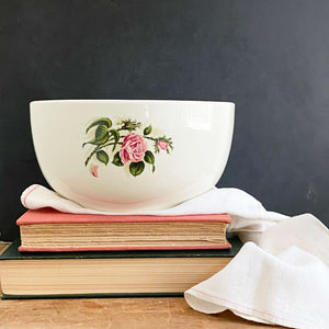 Vintage 1950s Universal Ballerina Moss Rose Mixing Bowl - 3 quart 6 oz Size