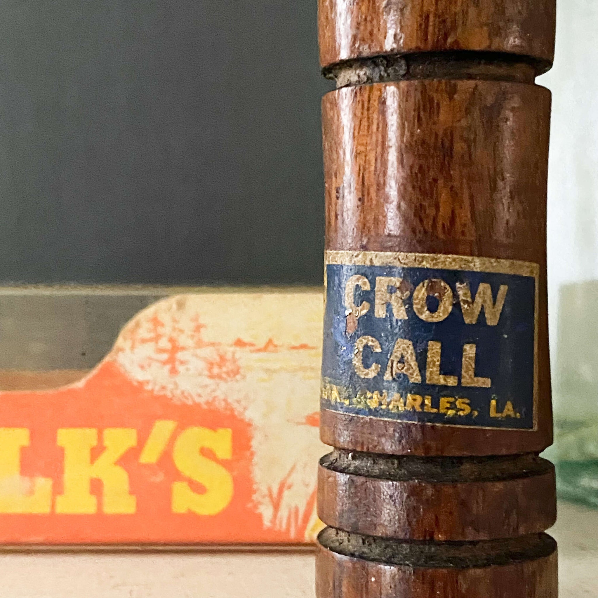 Crow Call Box Vintage 1950s Faulk's Game Call - Crow Call C-50 circa 1959 – In The ...