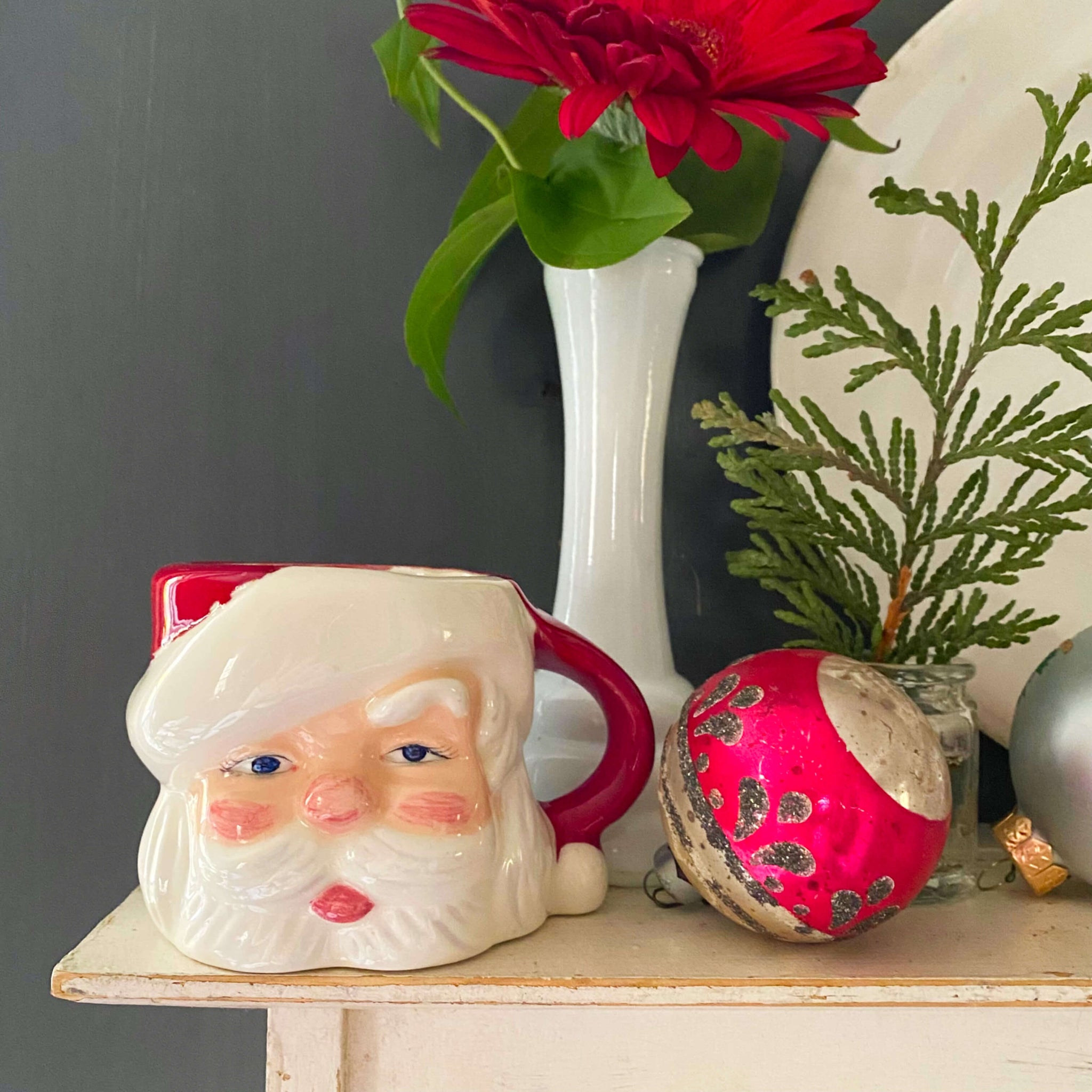 Vintage 1950s Santa Mug circa 1959