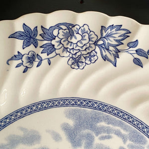 Vintage Tulip Time Dinner Plate by Johnson Bros circa 1962-1977