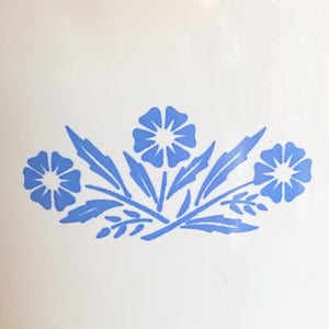 Vintage 1960s Corning Ware Cornflower 1 Quart Saucemaker circa 1963-1976