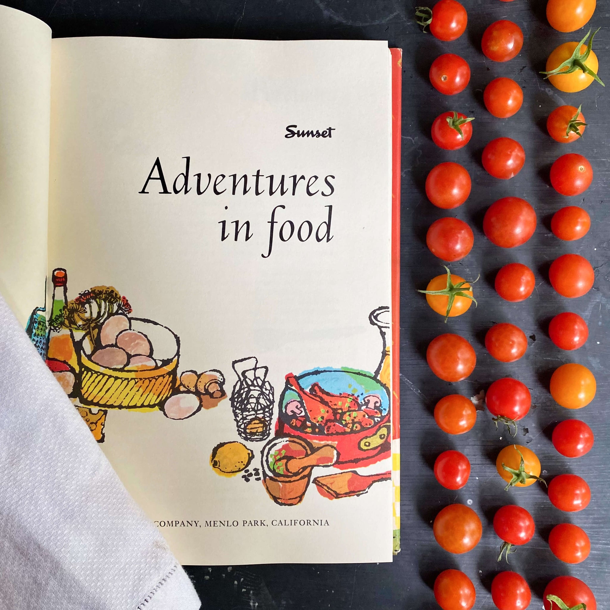 Adventures in Food by Sunset Magazine and Helen Evans Brown circa 1964 Pre-Sale First Edition