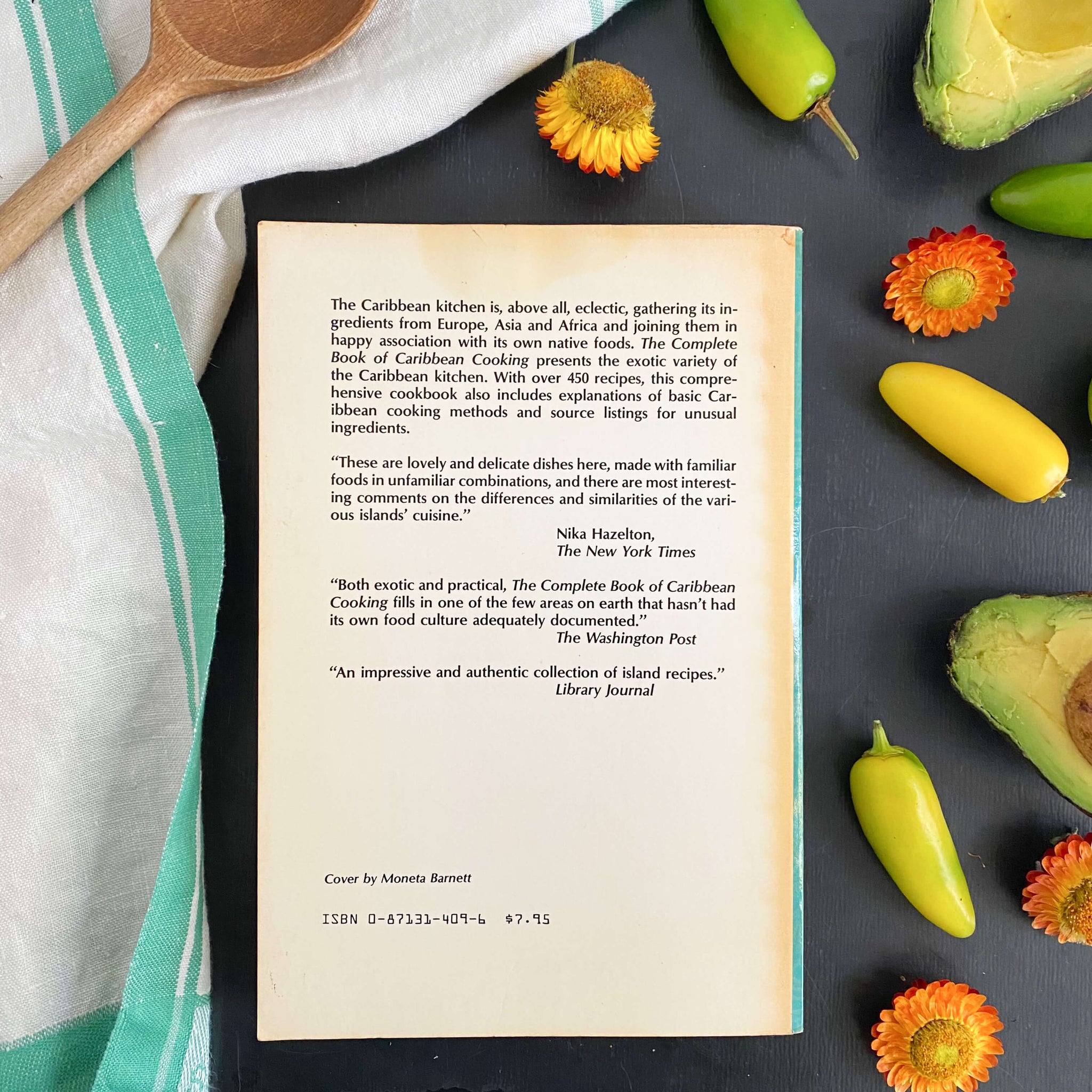 The Complete Book of Caribbean Cooking by Elisabeth Lambert Ortiz - 1973 Paperback Edition