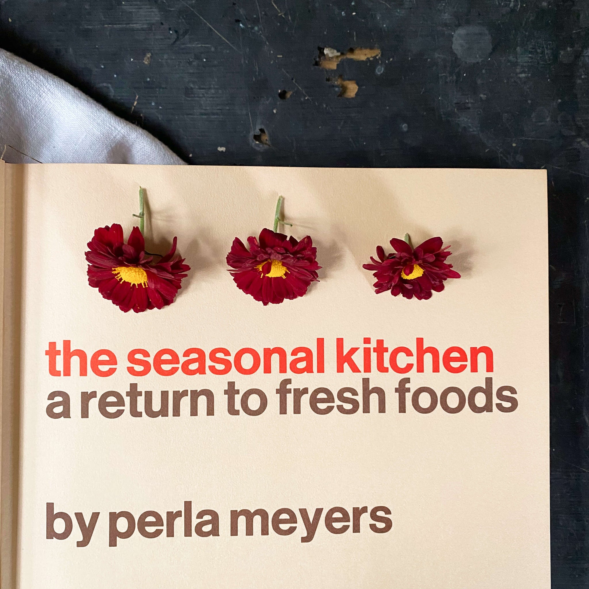 The Seasonal Kitchen by Perla Meyers - 1973 First Edition