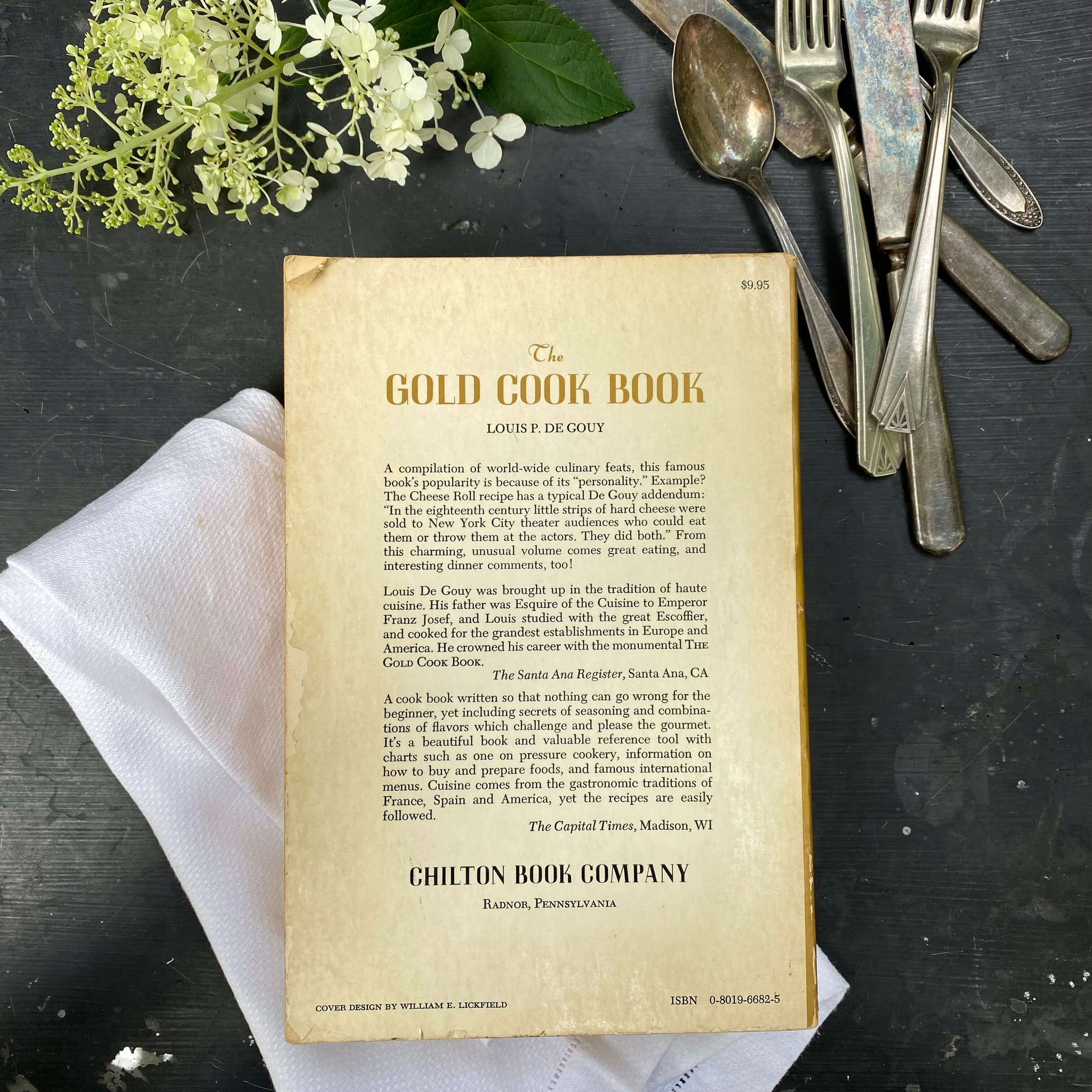 The Gold Cook Book by Louis P. De Gouy - 1970 Edition, 15th Anniversary Printing