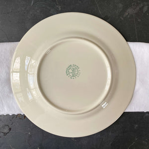 Vintage Pennfield's Restaurant Ware Dinner Plate by Syracuse circa 1981