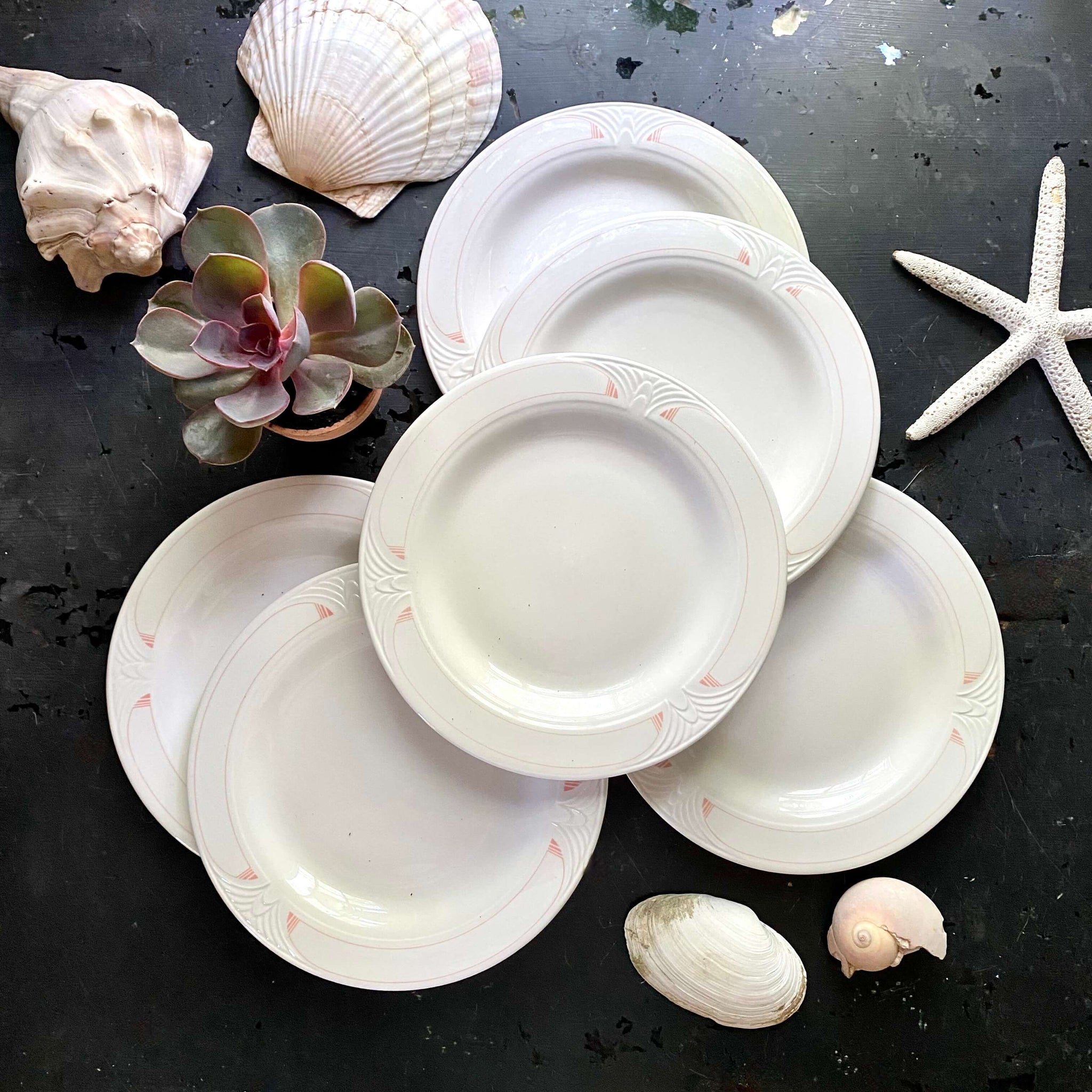 Vintage Syracuse Syralite Scottsdale Restaurant Ware Salad Plates 